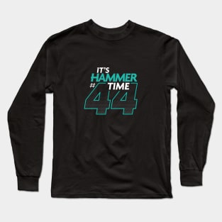 Its Hammer Time 44 - Blue Design Long Sleeve T-Shirt